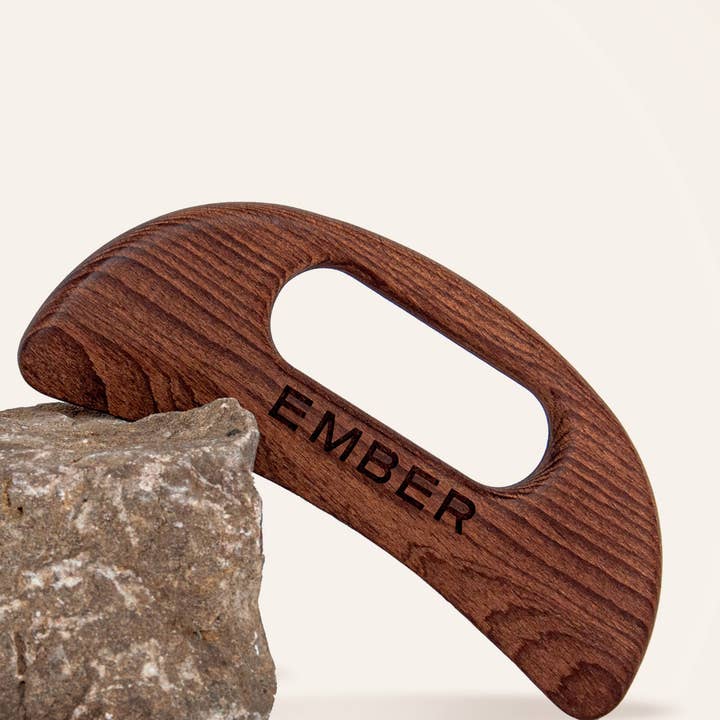 Ember Wellness - Wholesale Gua Sha Tool - WOODEN BODY SCULPTING TOOL1