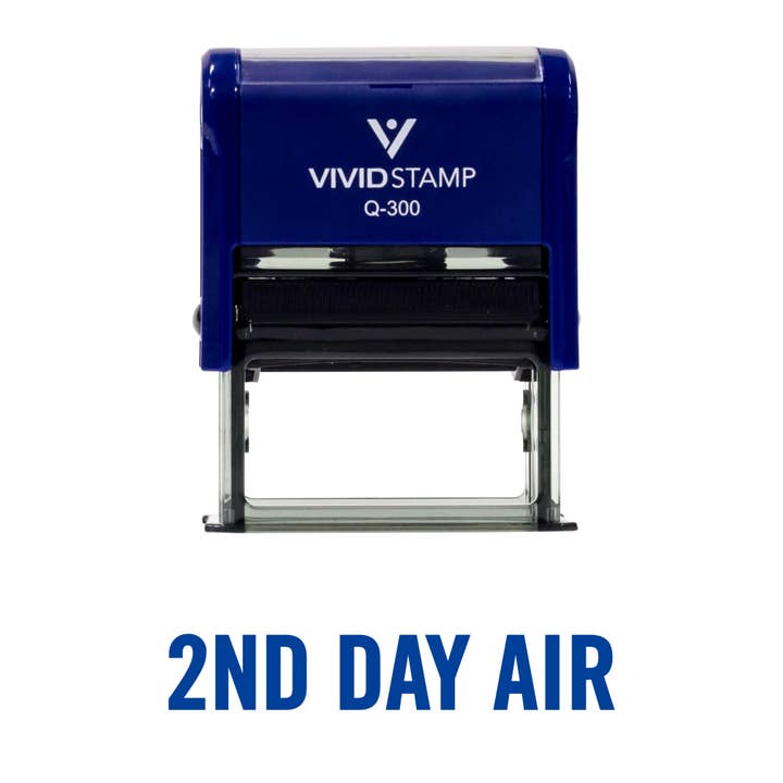 2ND DAY AIR Self Inking Rubber Stamp for wholesale by All Quality