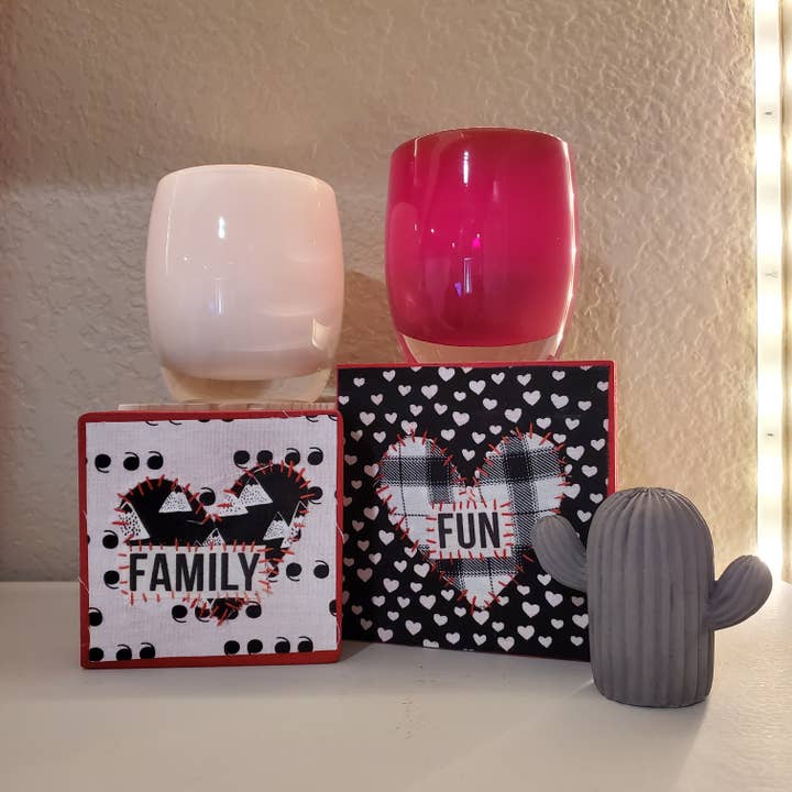 Simply Red Heart Blocks for wholesale by H20s Wonders