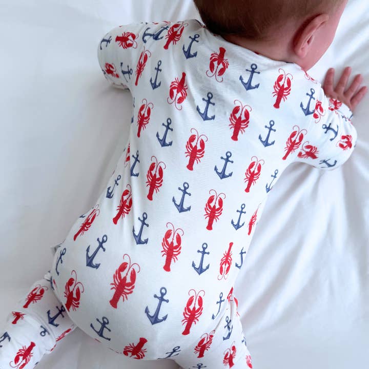 Basically Soho - Vente Barboteuse – bébé - Combinaison zippée Cape Cod Homard