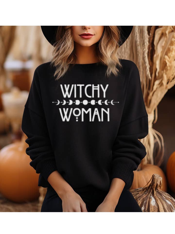 WITCHY WOMAN | SWEATSHIRT for wholesale by Thread House