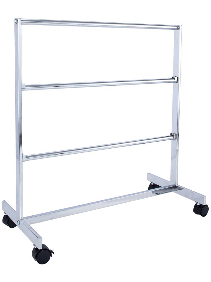 Chrome Hanger Storage System - 29”W x 15"D x 32 ½"H for wholesale by Store Supply Warehouse