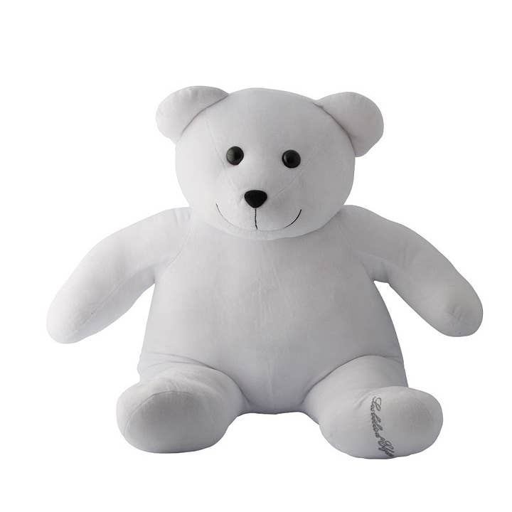 GIANT WHITE BEAR 75cm for wholesale by Les Bebes d'Elysea
