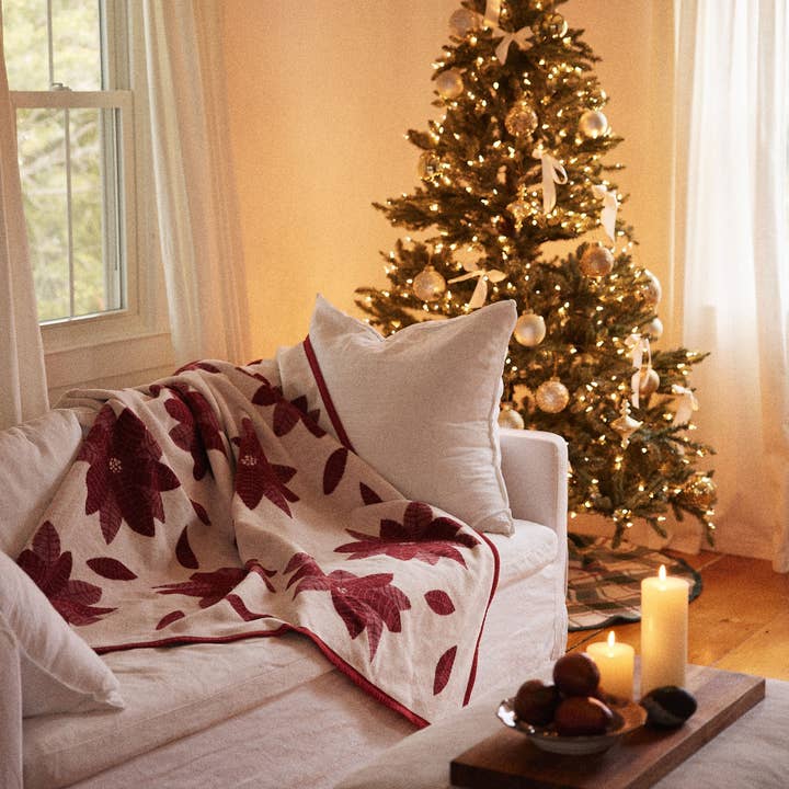 ChappyWrap - Wholesale Throw Blanket - Poinsettias Blanket6