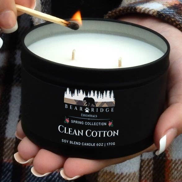 Ren Bomull 170 g Ljus för wholesale av Bear Ridge Essentials