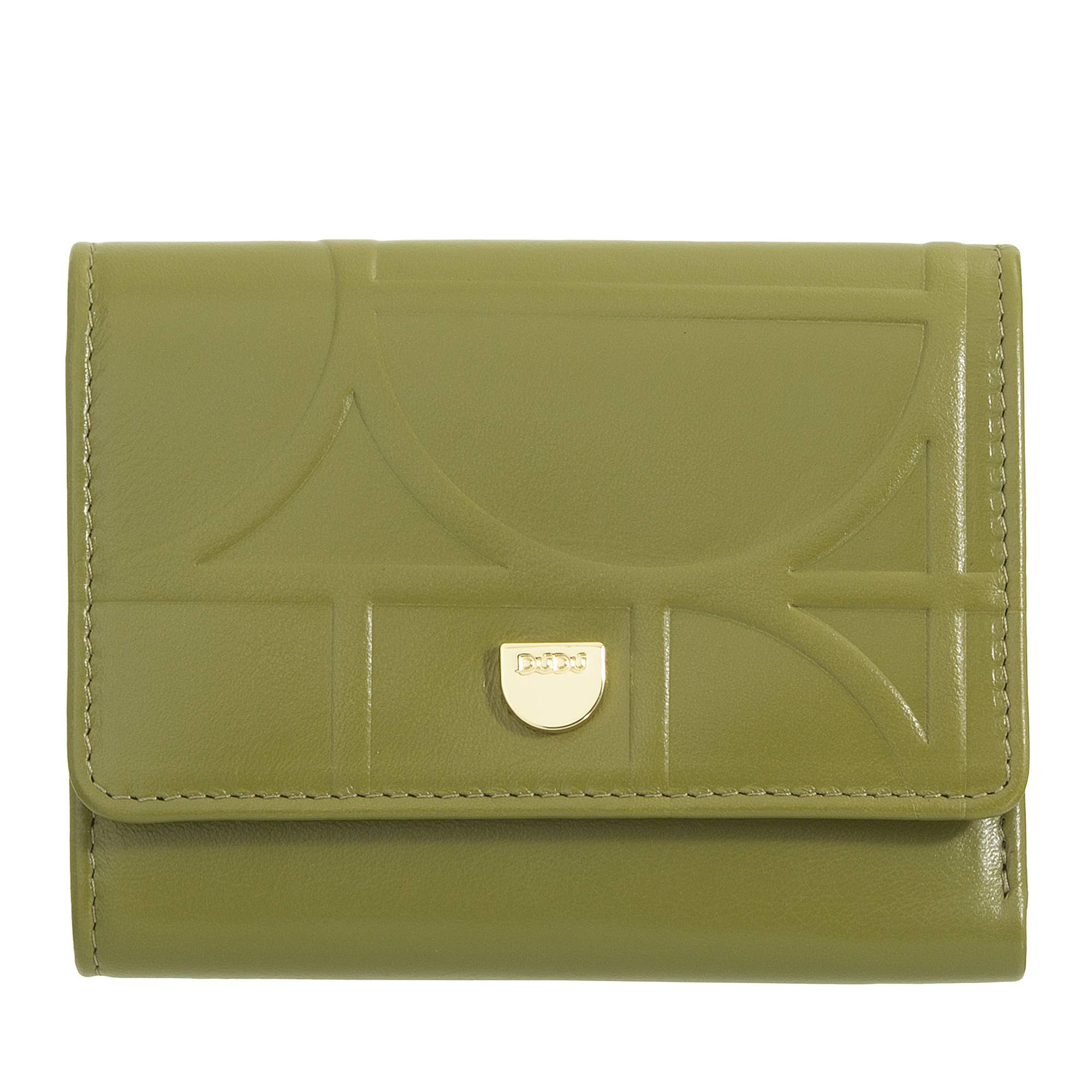 dudu - Wholesale Wallet - Women's - Dudu Small Leather Wallet for Women Olive green0