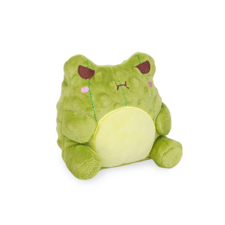 Cuddle Barn, Inc. - Wholesale Stuffed/Plush Toy - Kids & Baby - Pickle Wawa (Cute Kawaii Frog Green Bag Food Snack Plush)