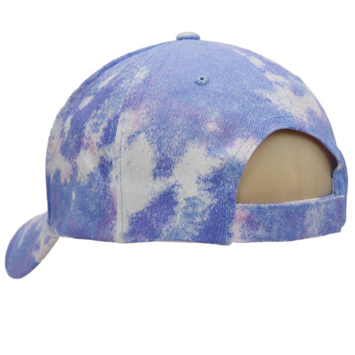 Cap Zone – Engroshandel Baseballkasket - Dame – Pastel spraymaling Tie Dye Confetti Baseballkasket6