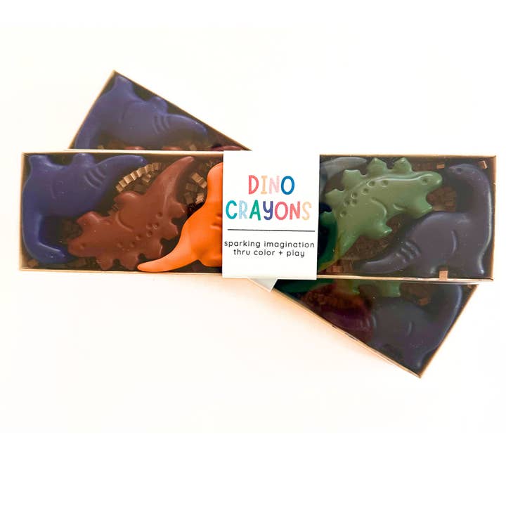 Wonder Hue Crayon Co. - Wholesale Crayons - Kids & Baby - Dinosaur Fun-Shaped Crayons, Non-Toxic Birthday Gift10