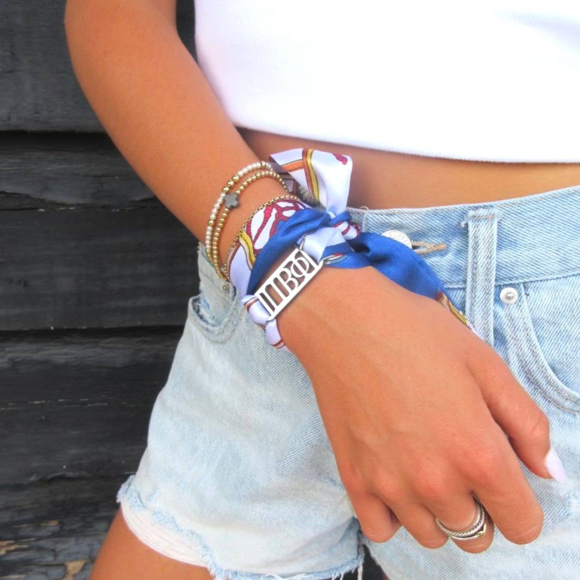 Sarahndipity Shop - Wholesale Scarf - Women's - Tie Scarf with Sorority Greek Slide3