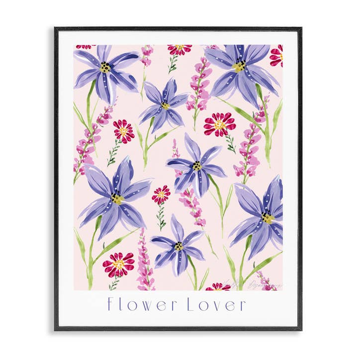 Motivo Amante dei Fiori - Arte da Parete Incorniciata per la vendita all'ingrosso da parte di Stupell Industries