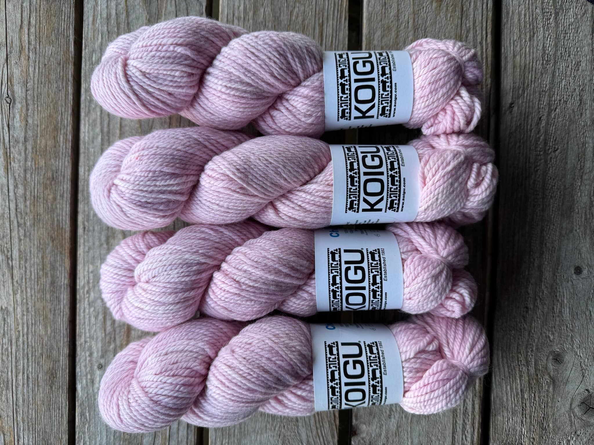 Koigu Wool Designs - Wholesale Yarn - Chelsea Aran Merino Yarn -group B19