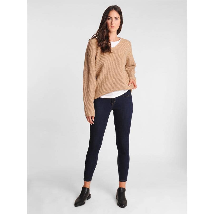 Louise Mid-Rise Skinny Ankle-Logan for wholesale by Lila Ryan