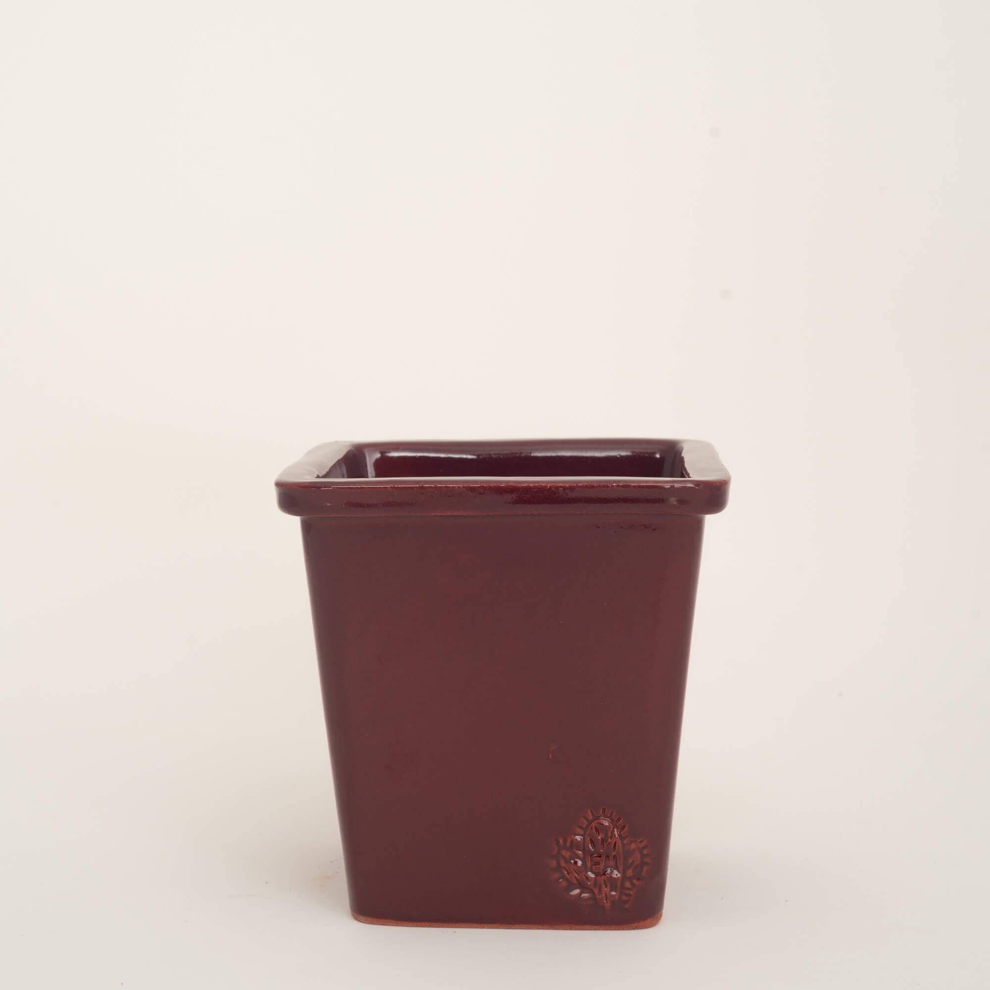 Vasos Quadrados by EM – Engroshandel Plantekrukke – Medium firkantet vase 14x14 cm - blank23