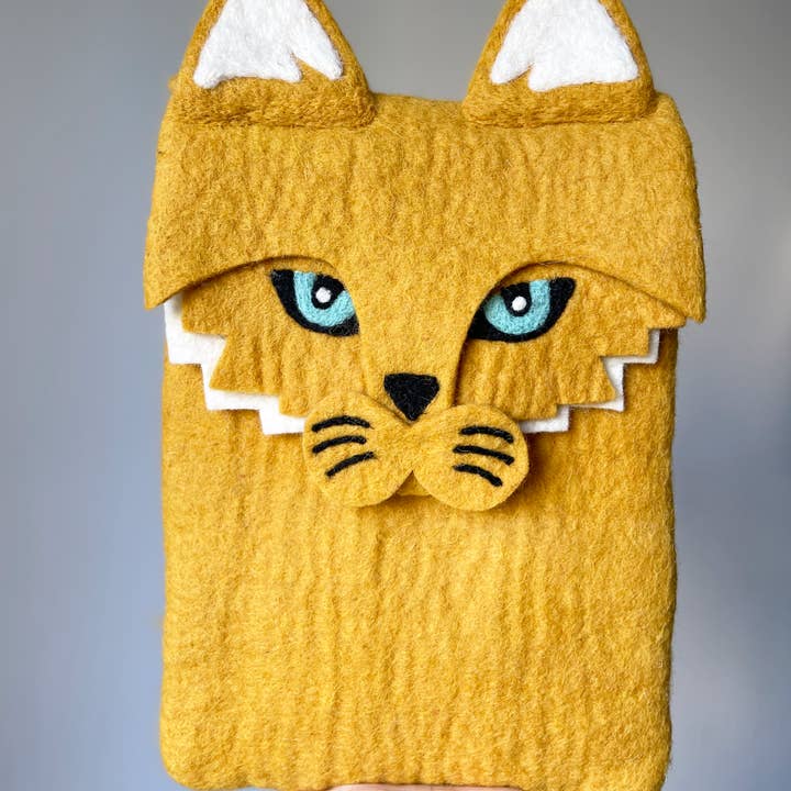 Felted Tablet Cover Velcro, Suitable for all Tablets, Yellow for wholesale by Everest Pet Supply & Gifts