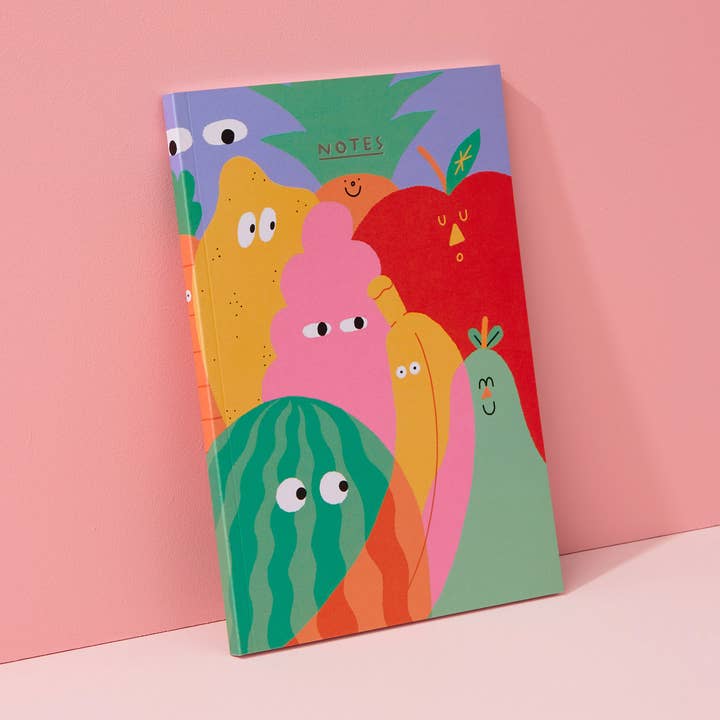 Rumble Cards - Wholesale Notebook - Fruity Faces - Notebook - Journal - Notepad0