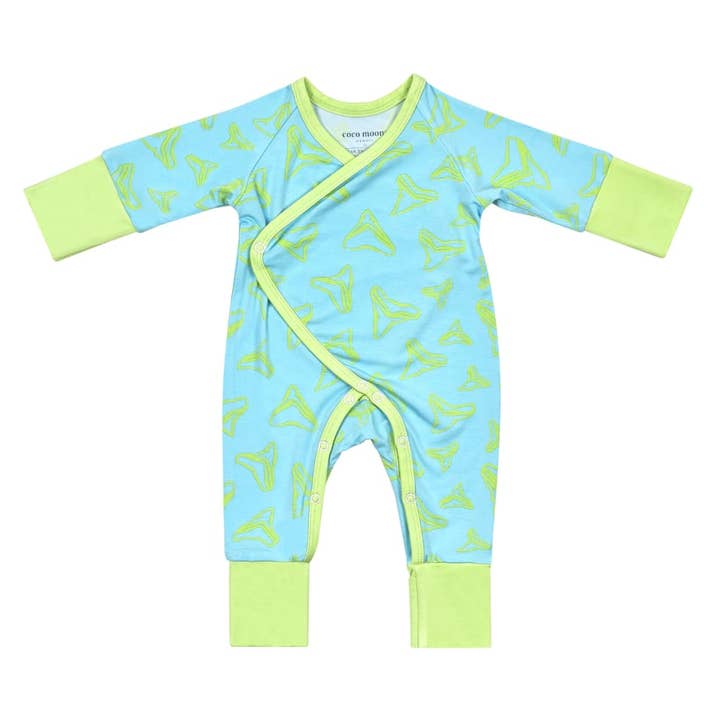 Electric Bite Bamboo Newborn Coverall for wholesale by Coco Moon