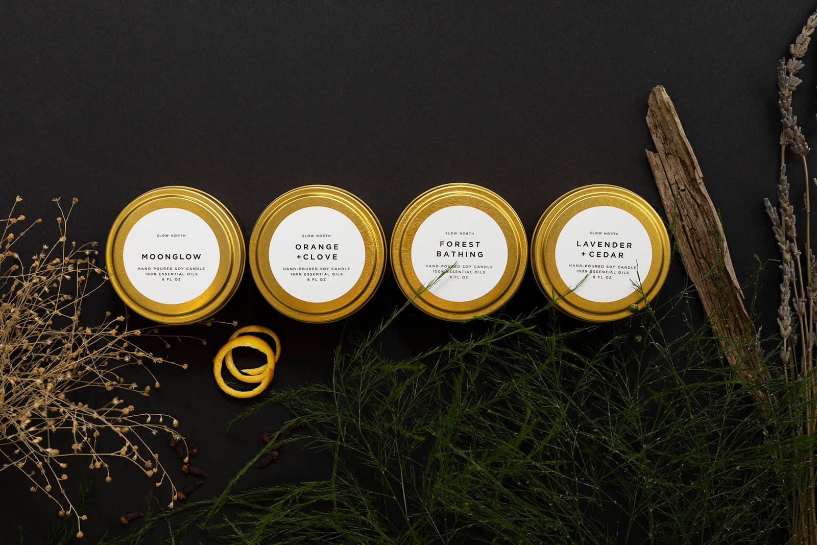 Slow North - Vendita all'ingrosso Candele da viaggio - Collezione Accogliente - Confezione da 43