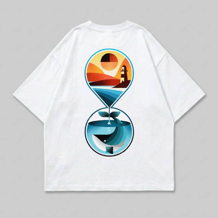 Camiseta de hombre boxy reloj de arena para venta al por mayor de Mary Cotton Couture