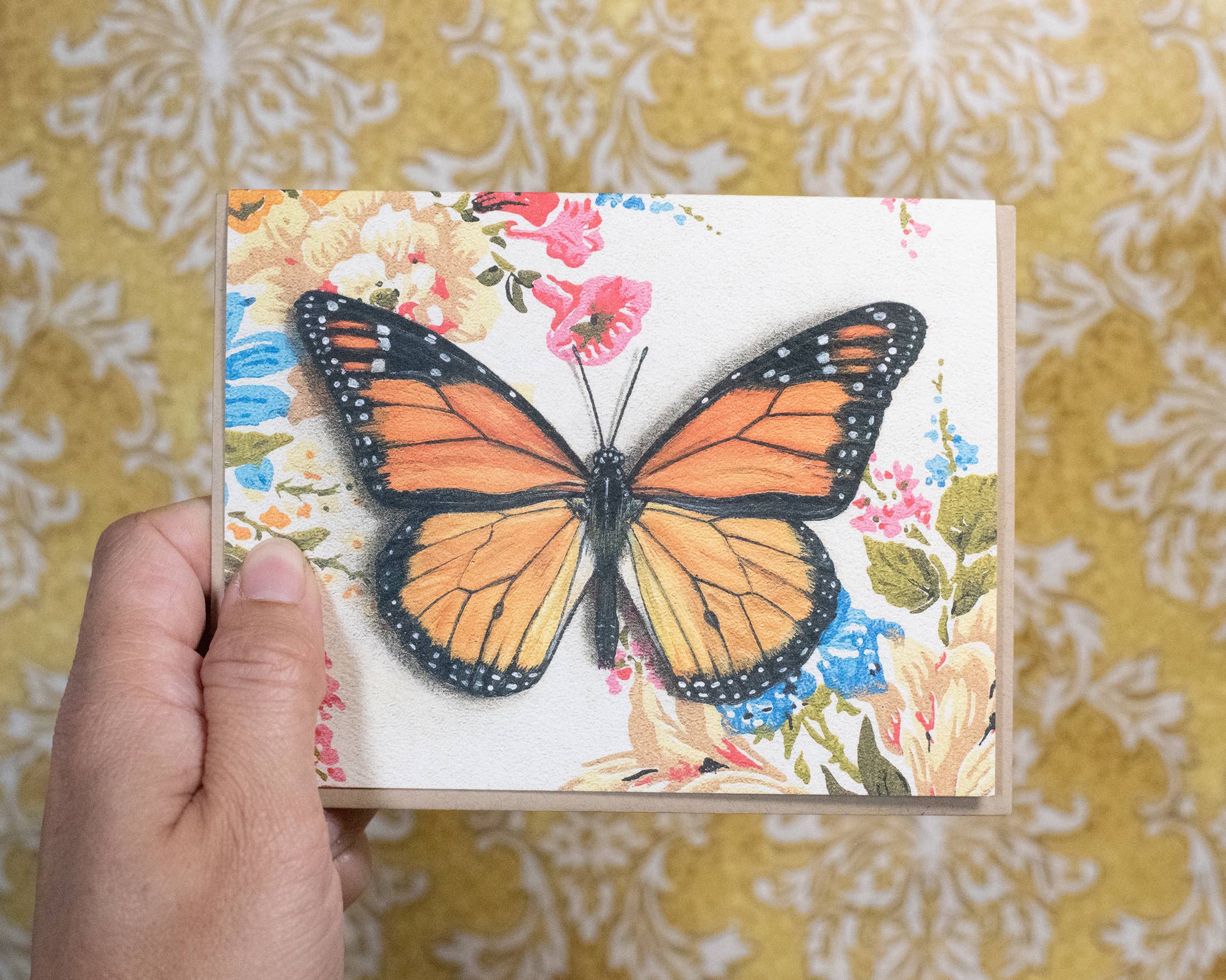 Emily Uchytil - Vendita all'ingrosso Biglietti di auguri generici - Monarch Butterfly - Biglietto per appunti2