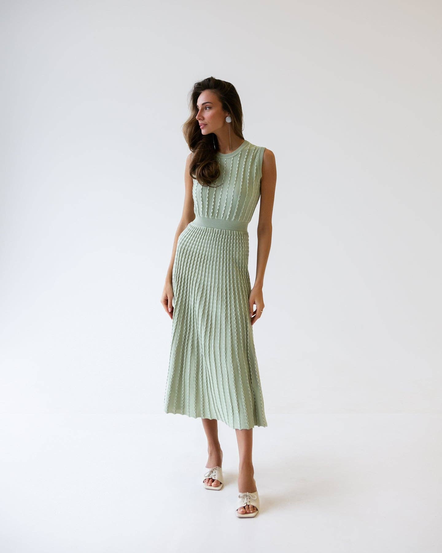 Nenya Fashion Limited - Wholesale Dress - Women's - Knitted Midi Dress Estel1