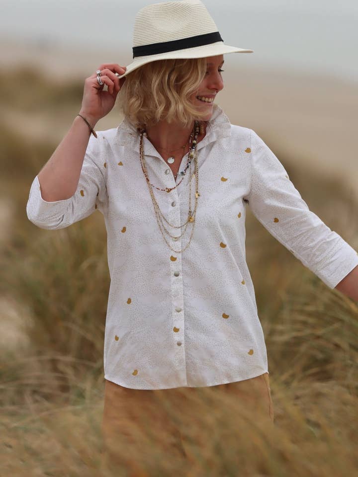 Clémentine Bluse aus traumhafter Baumwolle für den Großhandel von Quintessence