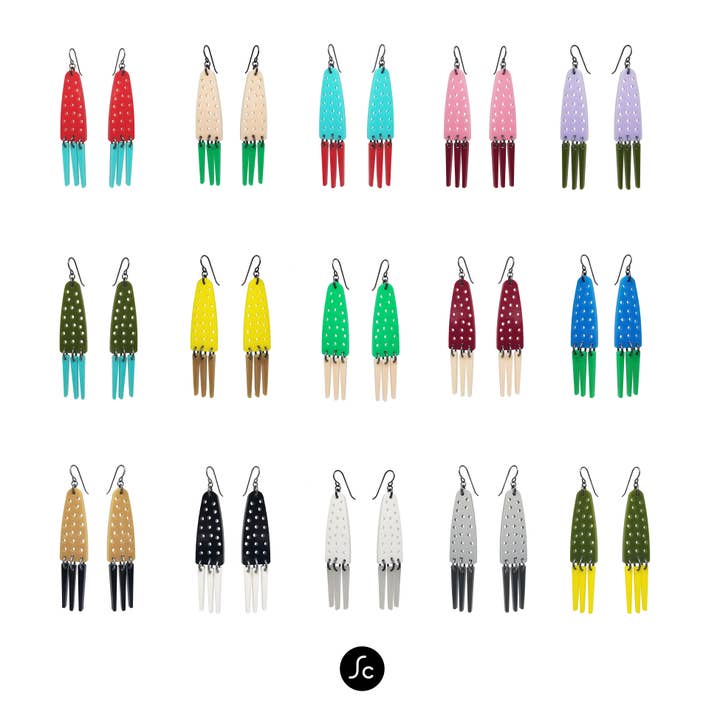 silvercocoon - Wholesale Dangle Earrings - Squid Earrings17