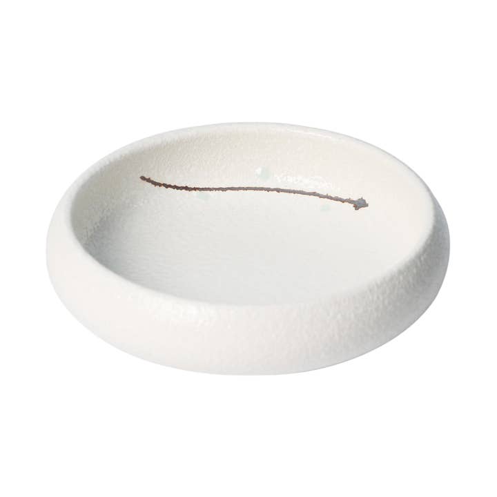 Yuki No Hana 5"Dia Porcelain Round Appetizer Salad Banchan Plate (10/90) for wholesale by Urban Tokyo