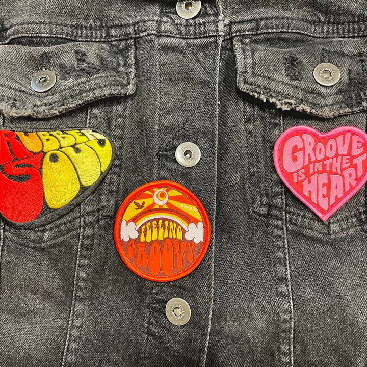 Stan and Gwyn – wholesale Patch – Groovy Patch Badge, Retro Patches, Jacket Patches2