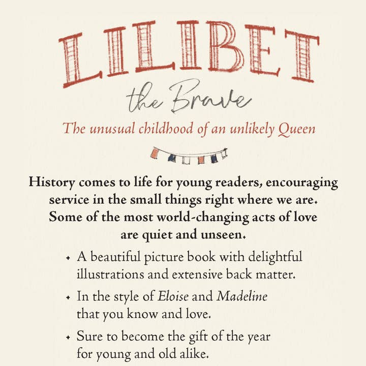 End Game Press - Wholesale Book - Kids - Lilibet the Brave The Unusual Childhood of an Unlikely Queen