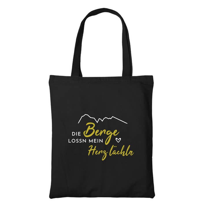 As montanhas fazem meu coração sorrir - Saco de pano premium por atacado de Südtiroler Stiebele