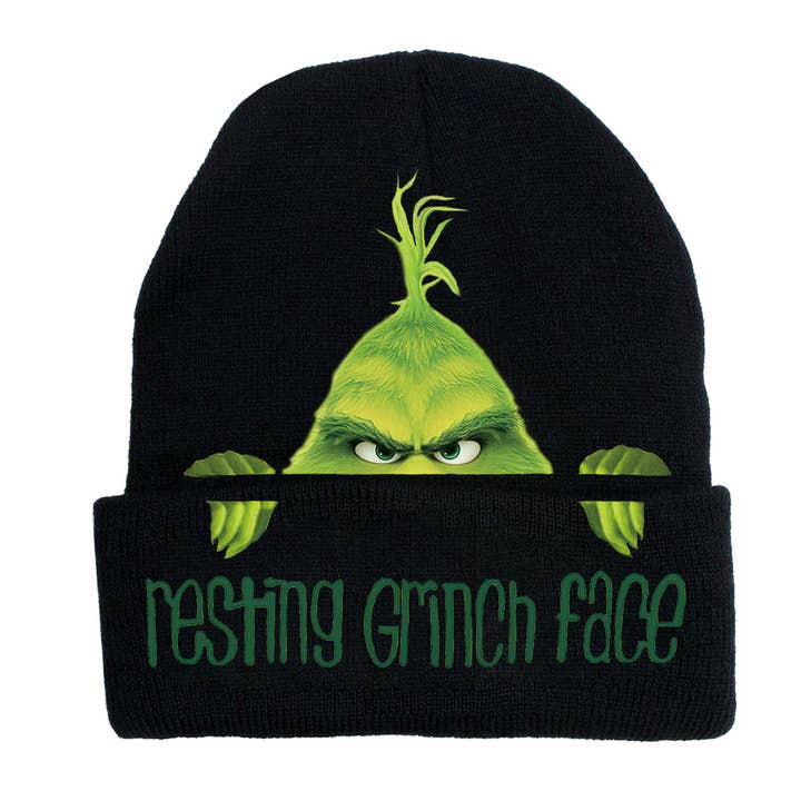 Christmas Green Monster Knit Beanie for wholesale by Sparkling Extras