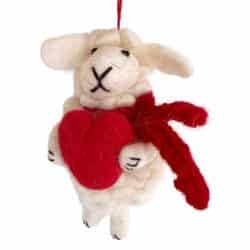 Mouton avec cœur pour la vente par Santa and friends