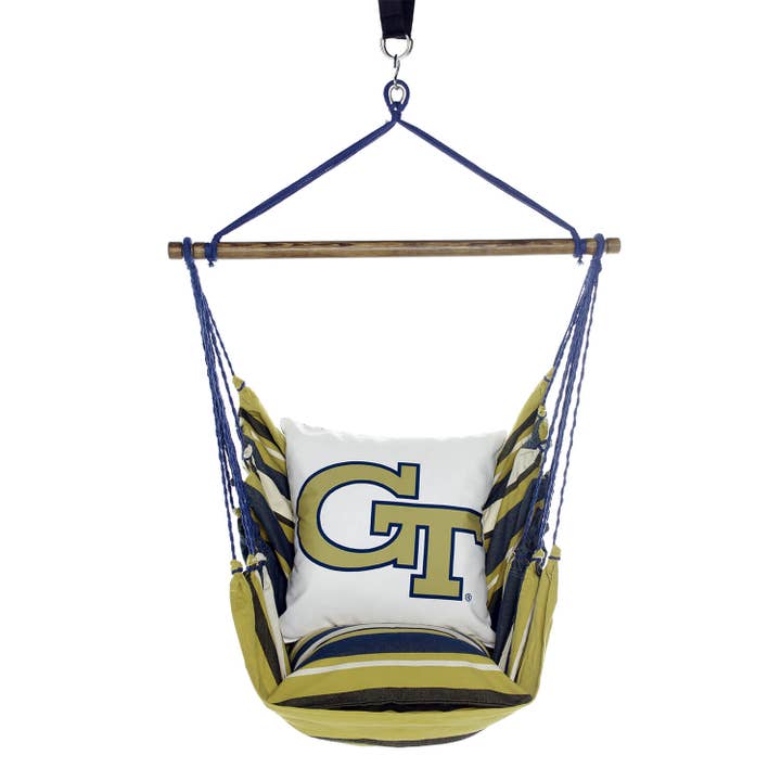 Georgia Tech Hammock Chair Swing - Georgia Tech Merch for wholesale by Campus Hammocks
