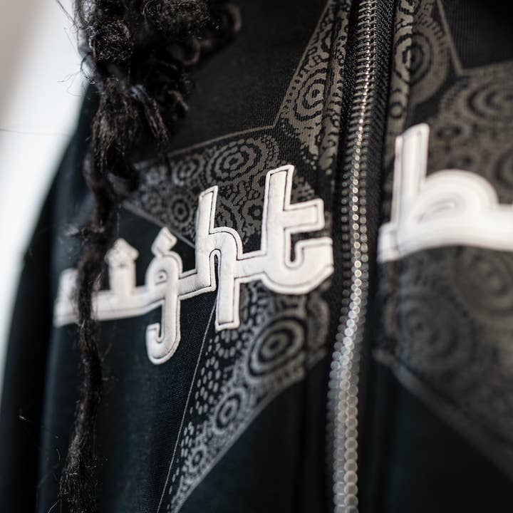 RightBackStudios - Wholesale Hoodie - Unisex - RECHTSRÜCKEN STERN REISSVERSCHLUSS SCHWARZ2