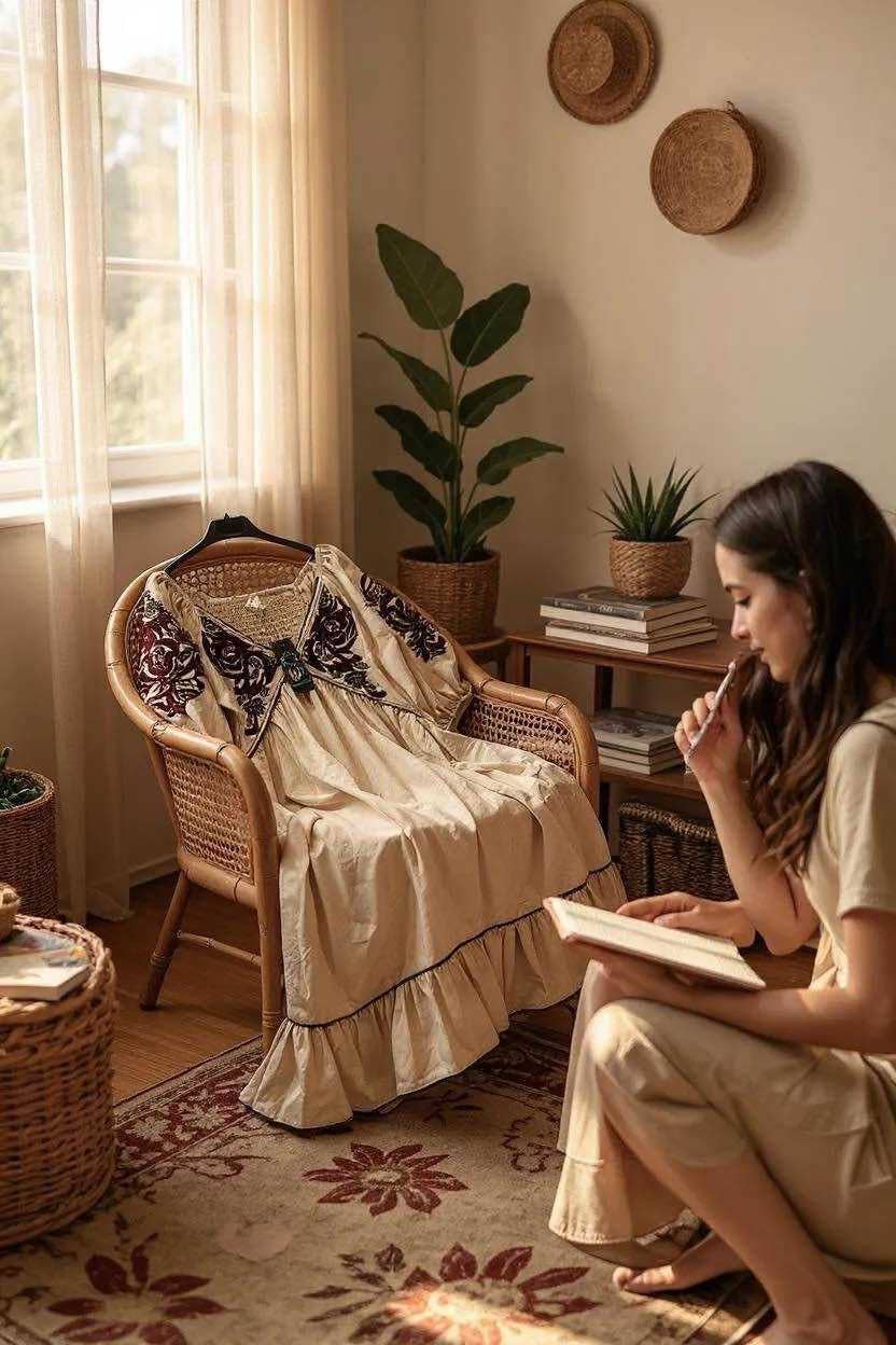 SWEET MAGIC MODA Y COMPLEMENTOS - Vente Robe – femme - ROBE COURTE BOHO CHIC EN COTON BRODÉE1