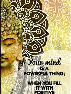 Accroche-porte : Votre esprit, Bouddha pour la vente par Sansaara Living