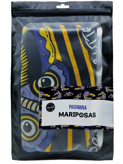 BUTTERFLY PASHMINA 180X60 CM. for wholesale by trinidad