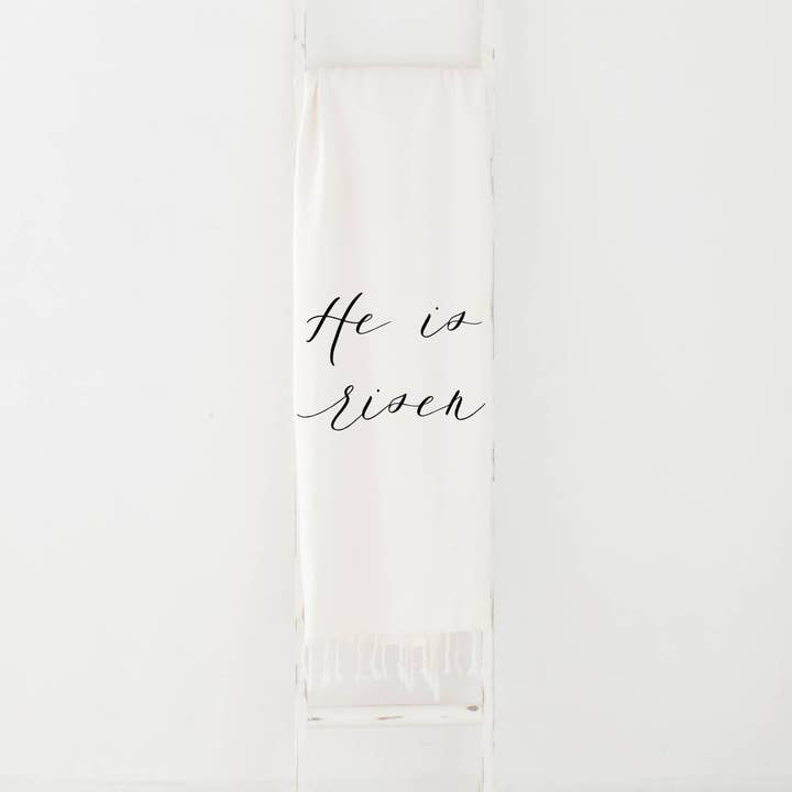 He is Risen Throw Blanket for wholesale by DWELL Home Shoppe