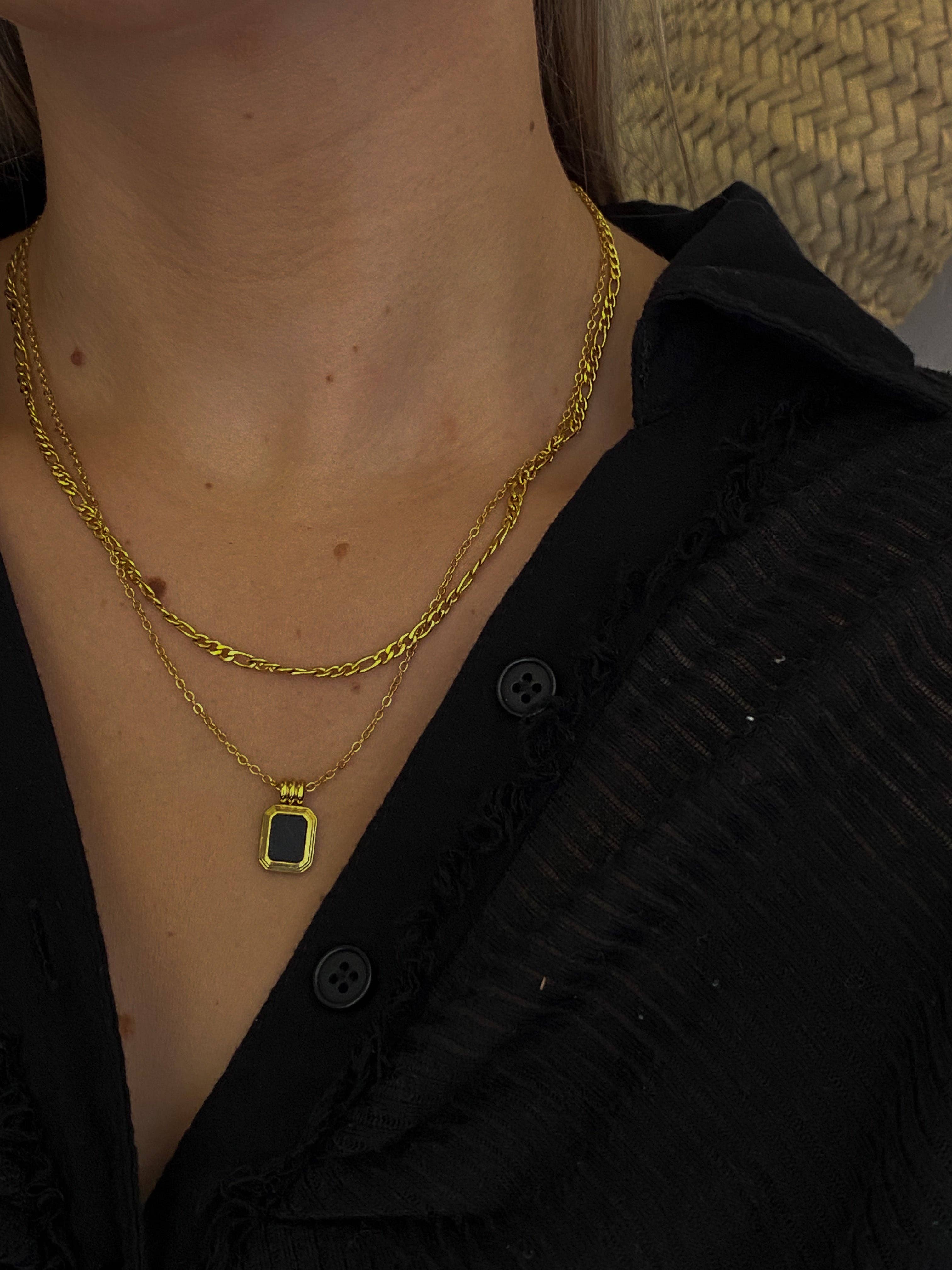 Sweet Grove Collective - Wholesale Jewelry Set - Charlotte Necklace Set in Black1