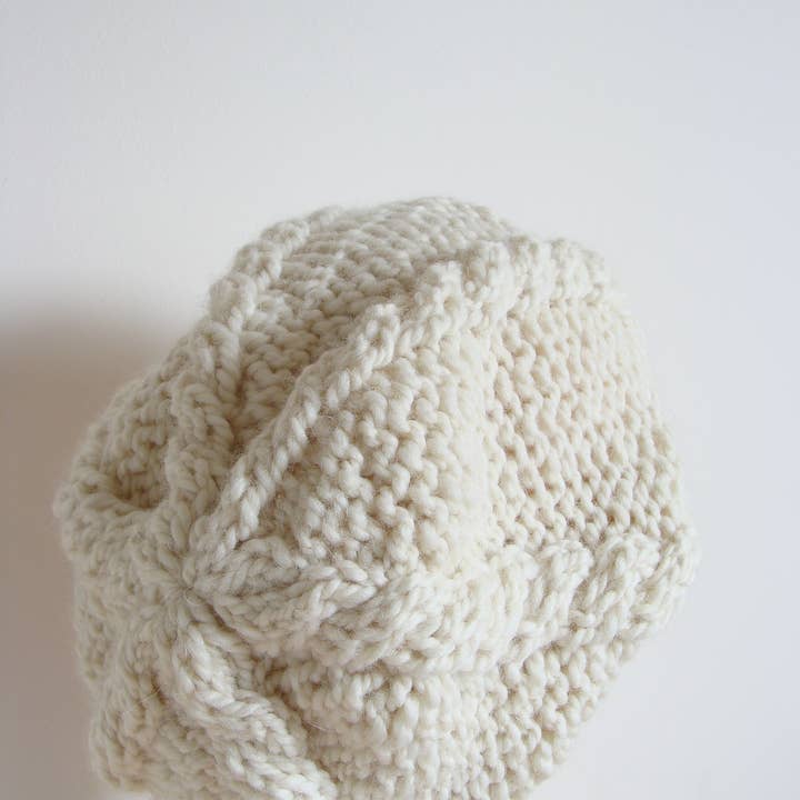 Woolfans - Wholesale Beanie - Women's - Chunky knit slouchy beanie hat6