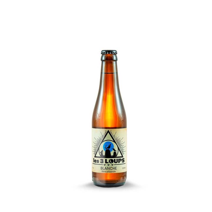Brasserie Les 3 Loups - Wholesale Beer - 3 WOLVES White Beer 5.5% alc 33cl.2