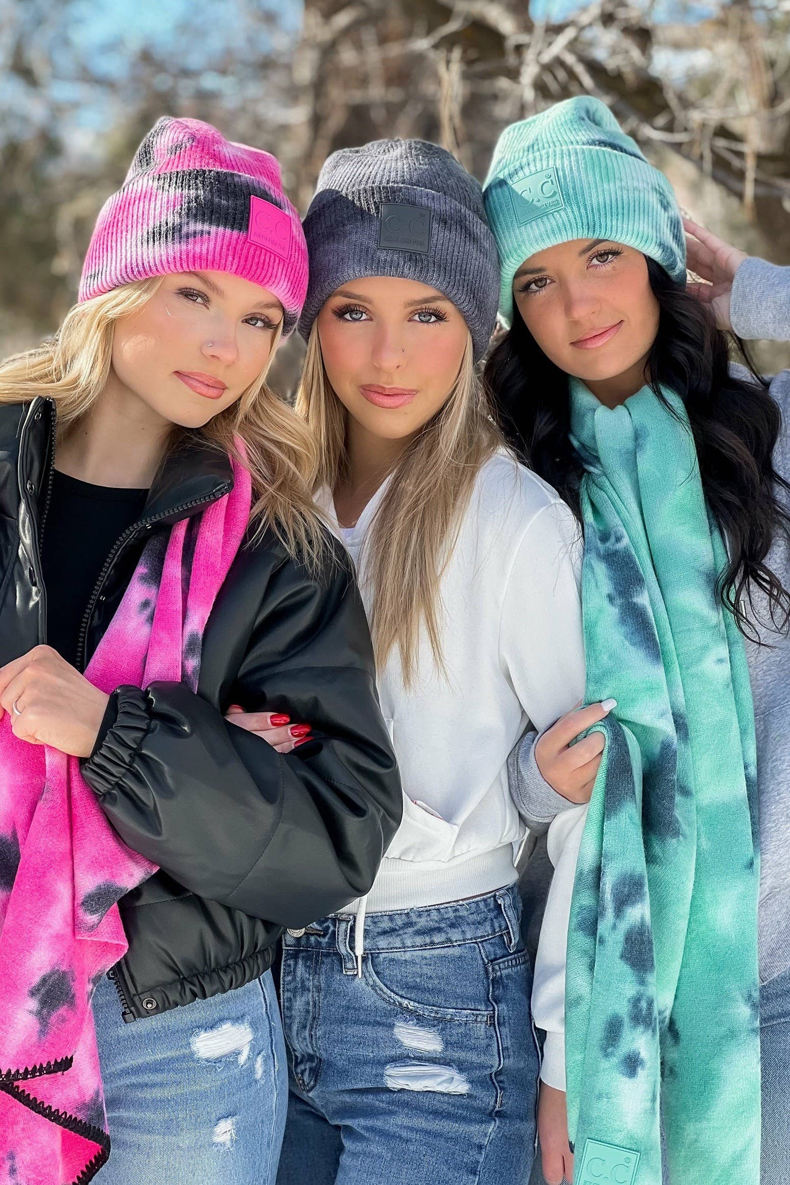 Olive & Pique - Wholesale Beanie - Women's - Warm Thick Tidye Cuffed Ribbed CC Beanie4