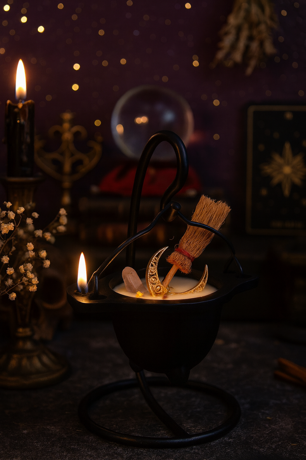 Lunastry – wholesale Novelty candle – Mini Witch’s Cauldron Candle1
