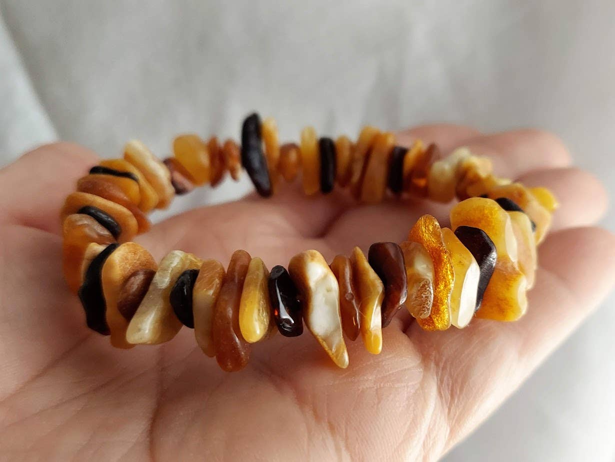 Amber Auksas - Wholesale Beads - Genuine Mixed Baltic Amber Loose Beads for DIY ♥️GIA8