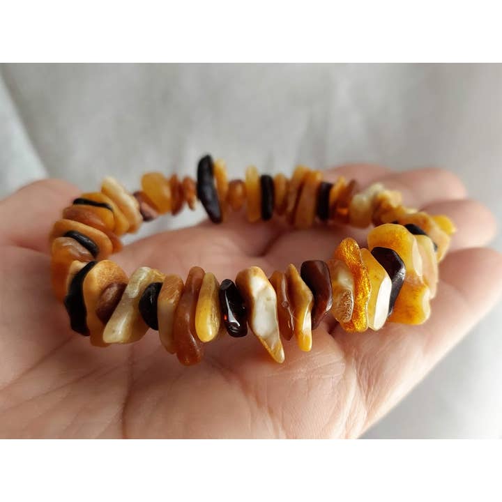 Amber Auksas - Wholesale Beads - Genuine Mixed Baltic Amber Loose Beads for DIY ♥️GIA8