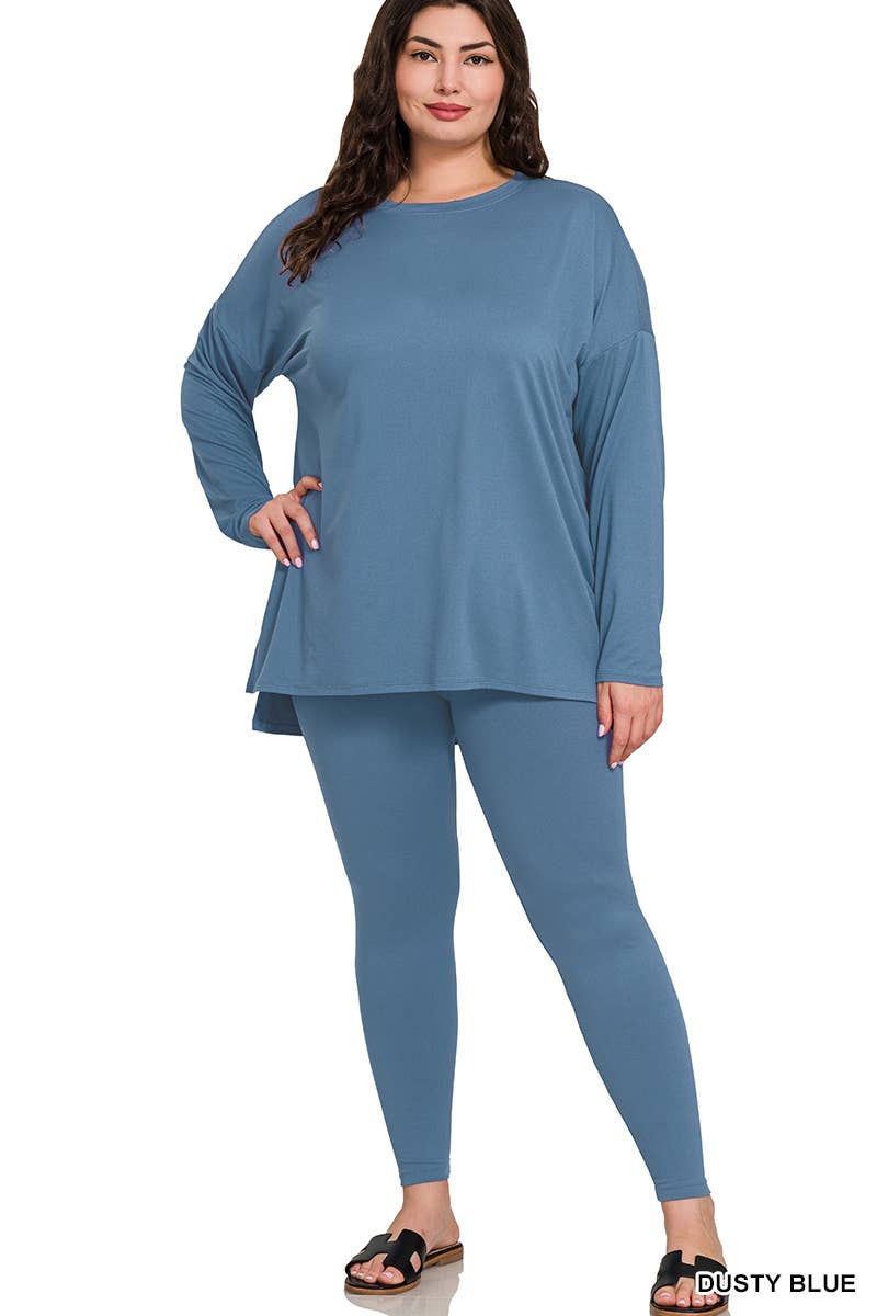 42POPS - Vente Ensemble de vêtements d'intérieur – femme - ".._ Ensemble de détente en microfibre Plus43