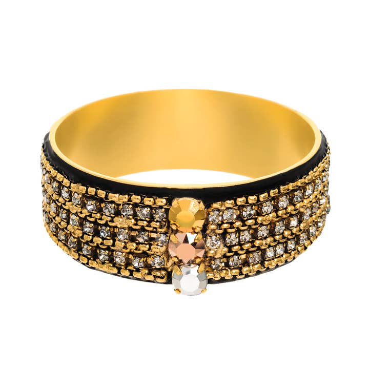 TOVA - Wholesale Bangle Bracelet - Kerry Bracelet Large in Black