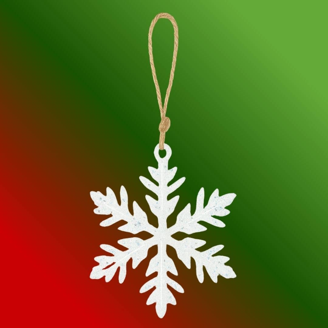 JEMS of the Sea - Vente Objets de décoration - Ornement Flocon de Neige - Résine Holographique - Noël1