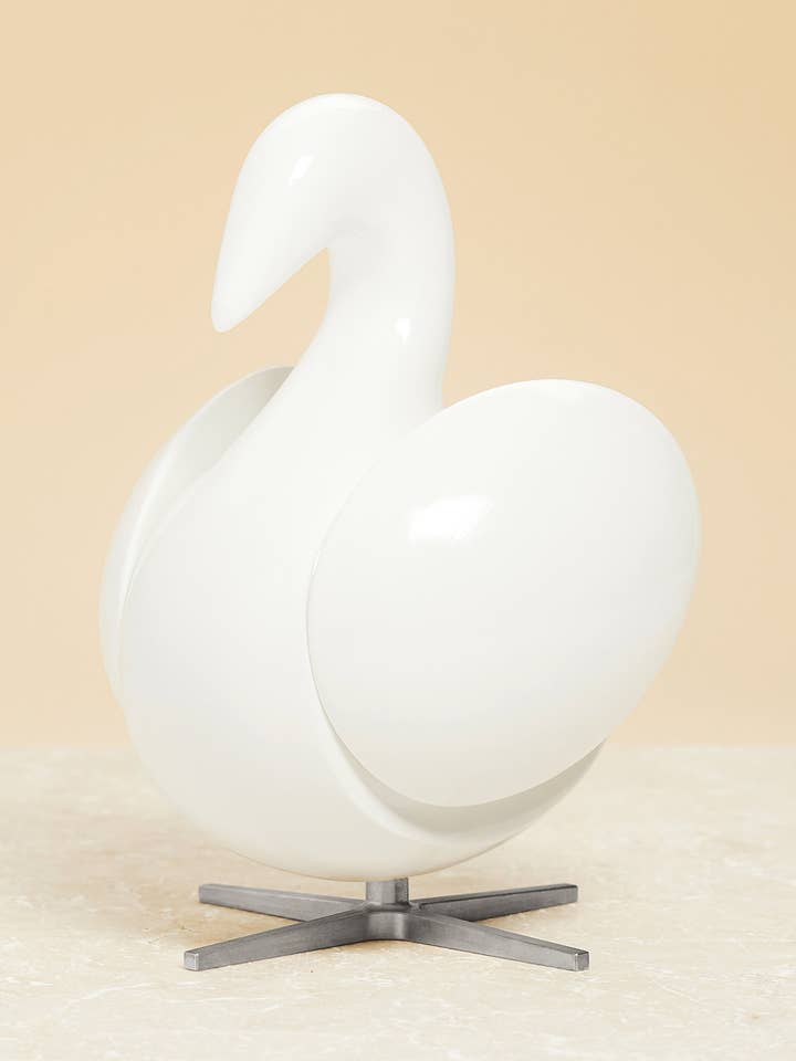 Swan Figuren — White/Steel for wholesale by Brainchild